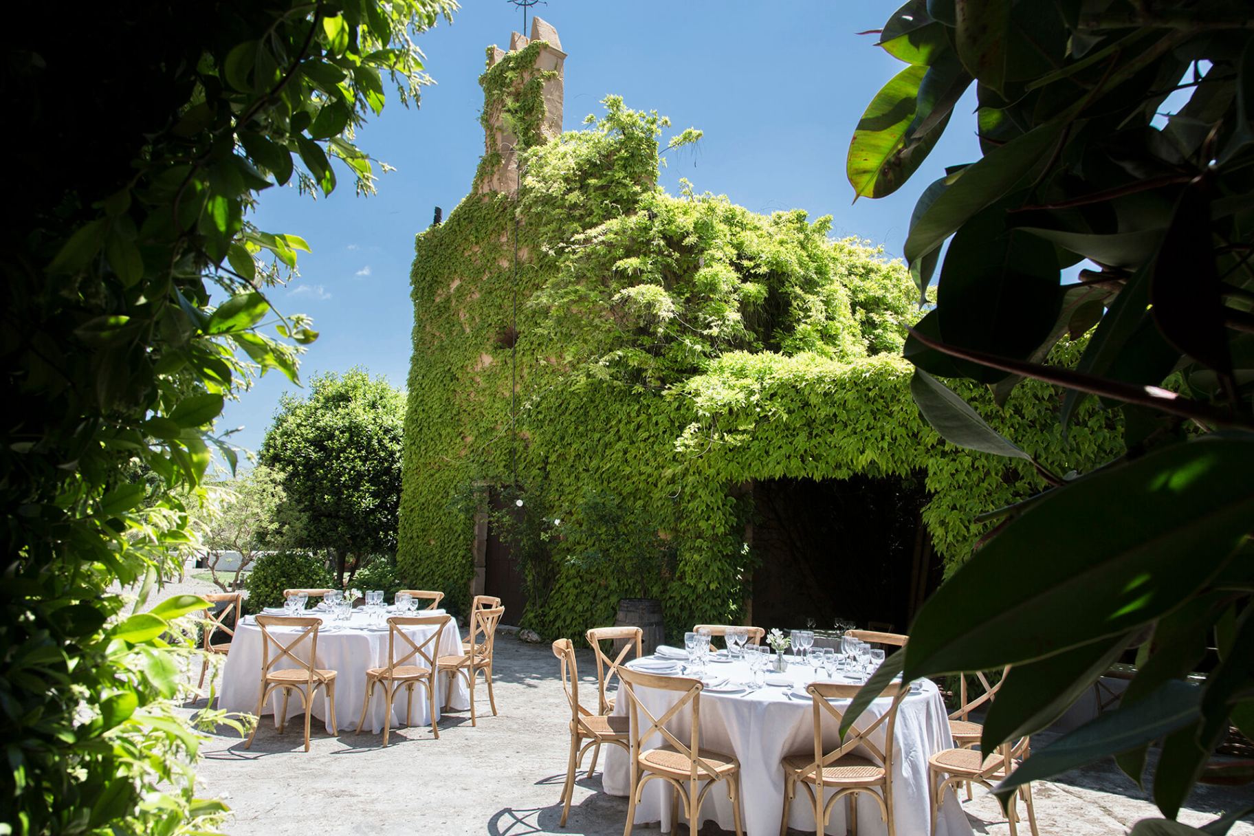 Masía Castellarnau — celebraciones al aire libre