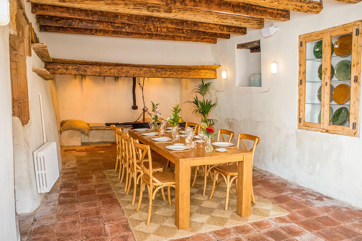 Antiga Cuina — vista del comedor